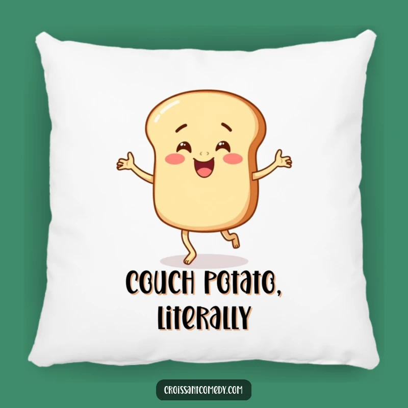 Funny Bread Jig Pillow: Soft Comfort with a Hilarious Bread Character