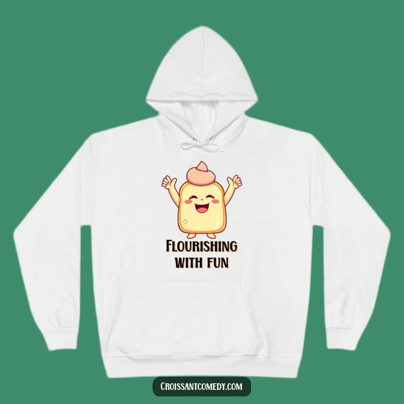 Funny Laughing Pastry Hoodie: Cozy Comfort with a Joyful Character