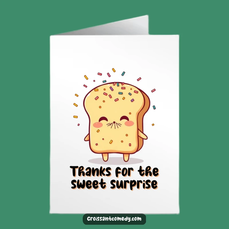 Free Printable Thank You Card: Sprinkle Sneeze Bread for a Fun Downloadable Gift